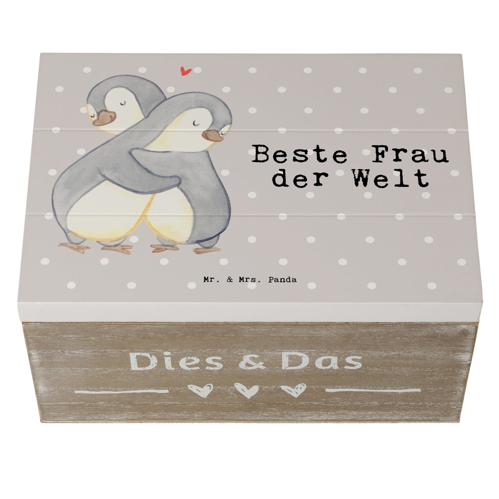 Holzkiste Pinguin Beste Frau der Welt Holzkiste, Kiste, Schatzkiste, Truhe, Schatulle, XXL, Erinnerungsbox, Erinnerungskiste, Dekokiste, Aufbewahrungsbox, Geschenkbox, Geschenkdose, für, Dankeschön, Geschenk, Schenken, Geburtstag, Geburtstagsgeschenk, Geschenkidee, Danke, Bedanken, Mitbringsel, Freude machen, Geschenktipp, Beste, Frau, Ehefrau, Partnerin, Freundin, Traumfrau, Liebling, Ehepartner, Ehe, Gattin, Lebensgefährtin, Braut, Kleinigkeit