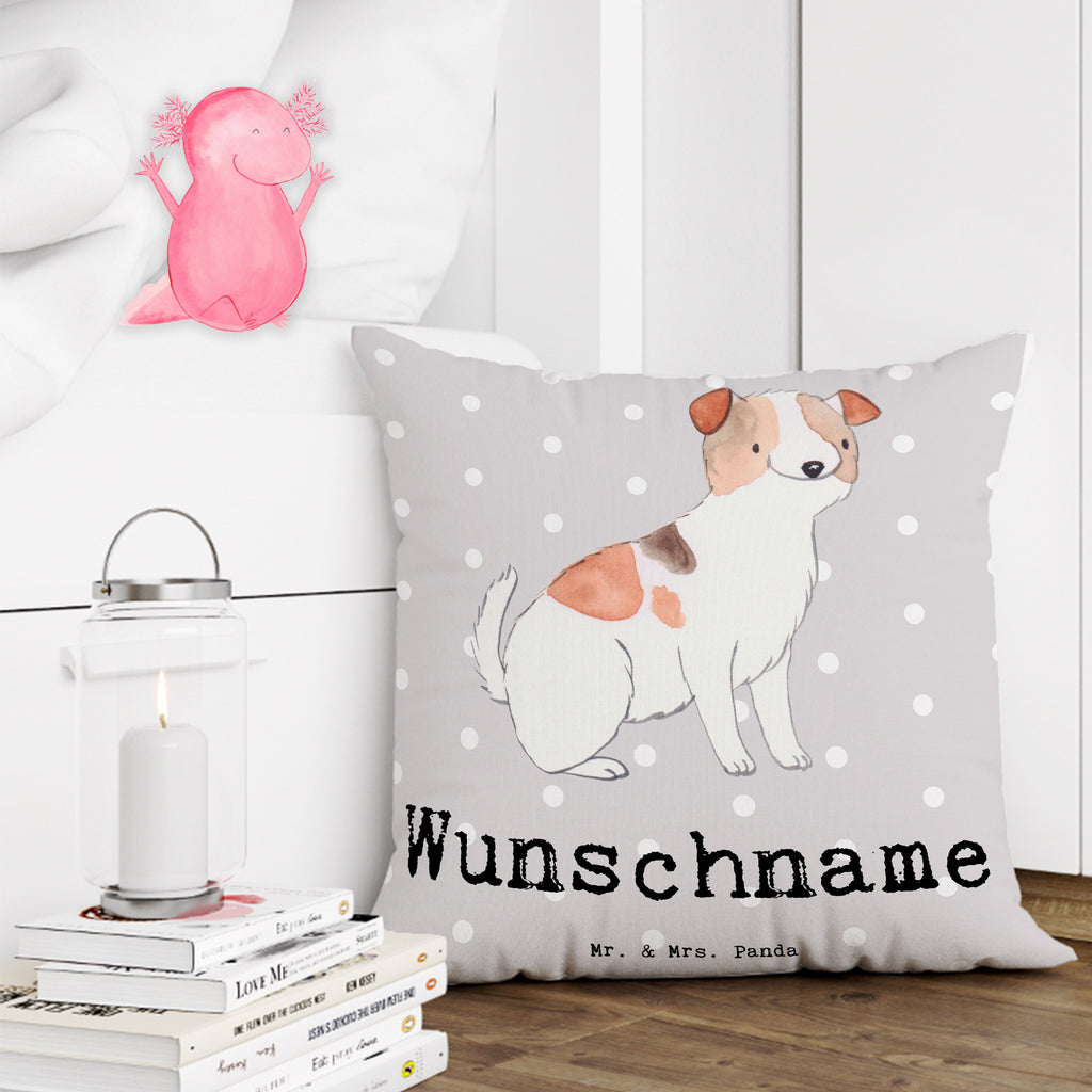 Personalisiertes Kissen Jack Russel Terrier Lebensretter Kissen, personalisiert, Name, Wunschname, bedrucken, Kopfkissen, Hund, Hunderasse, Rassehund, Hundebesitzer, Geschenk, Tierfreund, Schenken, Welpe, Jack Russel Terrier