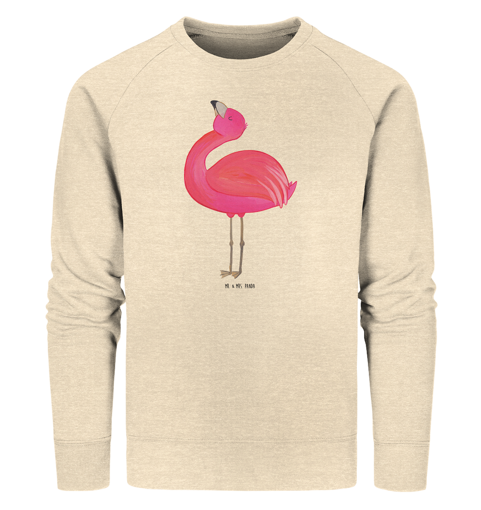 Organic Pullover Flamingo Stolz Pullover, Pullover Männer, Pullover Frauen, Sweatshirt, Sweatshirt Männer, Sweatshirt Frauen, Unisex, Flamingo, stolz, Freude, Selbstliebe, Selbstakzeptanz, Freundin, beste Freundin, Tochter, Mama, Schwester