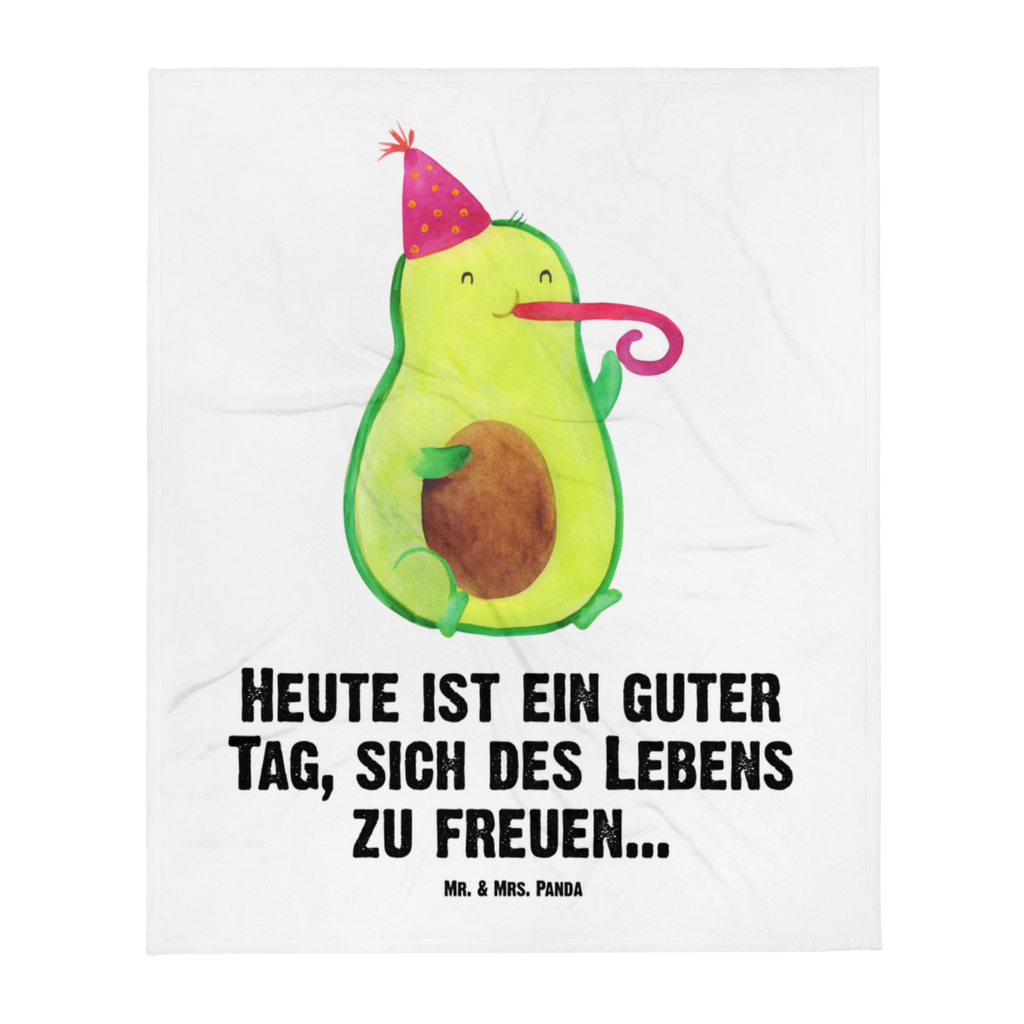 Babydecke Avocado Feier Babydecke, Babygeschenk, Geschenk Geburt, Babyecke Kuscheldecke, Krabbeldecke, Avocado, Veggie, Vegan, Gesund, Party, Feierlichkeit, Feier, Fete, Geburtstag, Gute Laune, Tröte