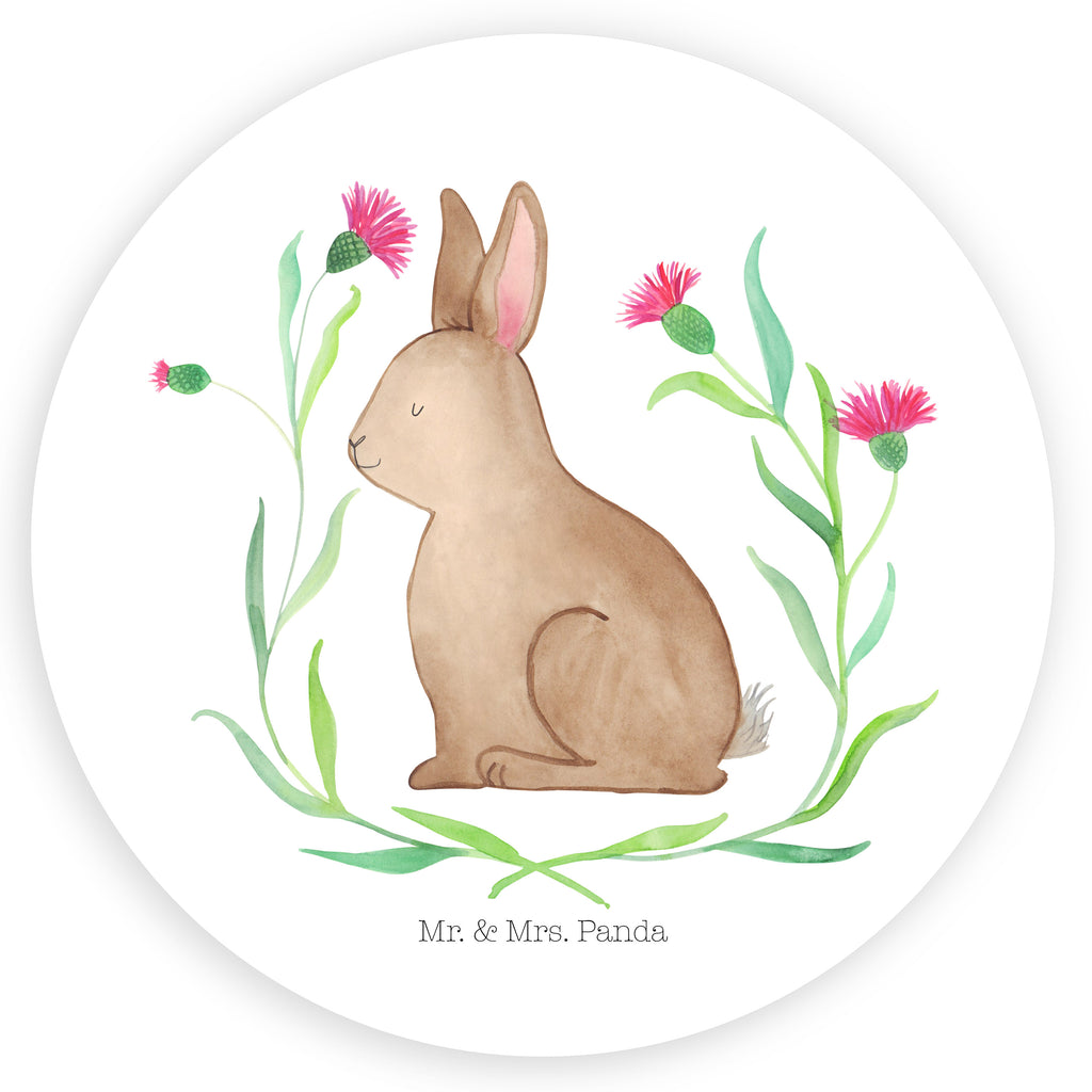 Rund Aufkleber Hase sitzend Sticker, Aufkleber, Etikett, Ostern, Osterhase, Ostergeschenke, Osternest, Osterdeko, Geschenke zu Ostern, Ostern Geschenk, Ostergeschenke Kinder, Ostern Kinder, Frohe Ostern, Ostergrüße, Osterblume, Liebe, Grüße, Hase, Kaninchen