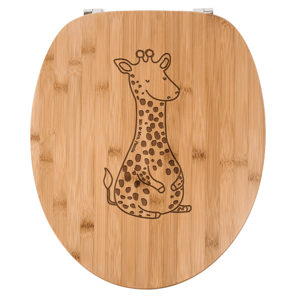 WC Sitz Giraffe Zufrieden Klobrille, Klodeckel, Toilettendeckel, WC-Sitz, Toilette, Afrika, Wildtiere, Giraffe, Zufrieden, Glück, Abenteuer