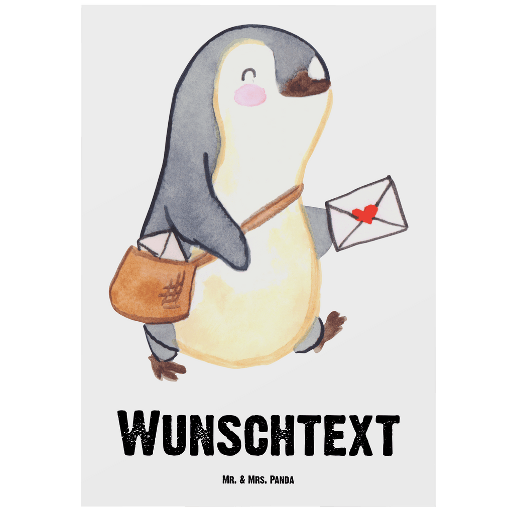 Personalisierte Postkarte Postbote mit Herz Postkarte mit Namen, Postkarte bedrucken, Postkarte mit Wunschtext, Postkarte personalisierbar, Geschenkkarte mit Namen, Grußkarte mit Namen, Karte mit Namen, Einladung mit Namen, Ansichtskarte mit Namen, Geschenkkarte mit Wunschtext, Grußkarte mit Wunschtext, Karte mit Wunschtext, Einladung mit Wunschtext, Ansichtskarte mit Wunschtext, Beruf, Ausbildung, Jubiläum, Abschied, Rente, Kollege, Kollegin, Geschenk, Schenken, Arbeitskollege, Mitarbeiter, Firma, Danke, Dankeschön, Postbote, Briefzusteller, Briefträger, Postler