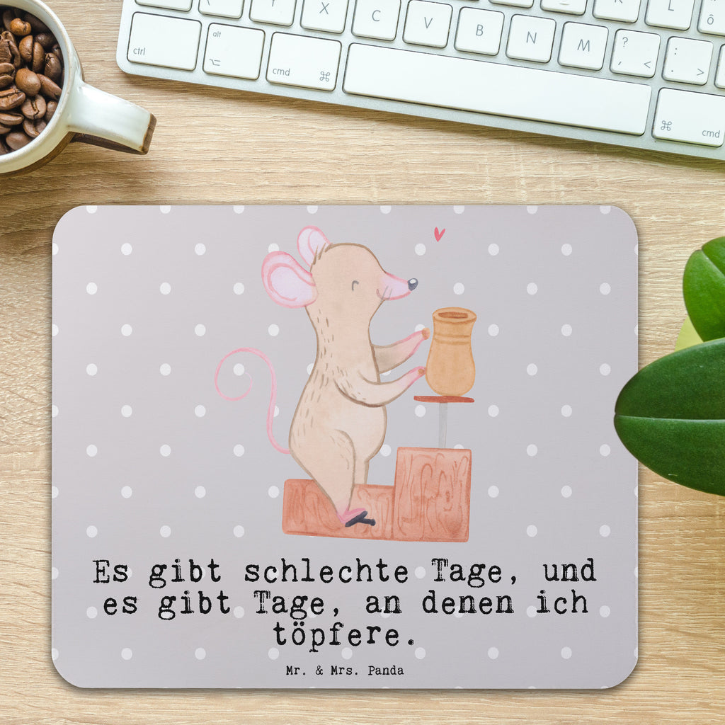 Mauspad Maus Töpfern Tage Mousepad, Computer zubehör, Büroausstattung, PC Zubehör, Arbeitszimmer, Mauspad, Einzigartiges Mauspad, Designer Mauspad, Mausunterlage, Mauspad Büro, Geschenk, Sport, Sportart, Hobby, Schenken, Danke, Dankeschön, Auszeichnung, Gewinn, Sportler, Töpfern, Töpferei, Töpferkurs