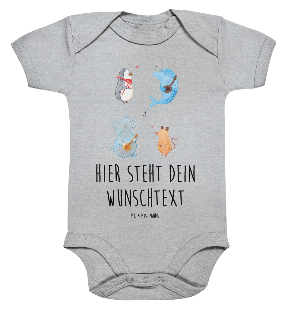 Personalisierter Baby Body Big Band Personalisierter Baby Body, Personalisierte Babykleidung, Personalisierter Babystrampler, Personalisierter Strampler, Personalisierter Wickelbody, Personalisierte Baby Erstausstattung, Junge, Mädchen, Tiermotive, Gute Laune, lustige Sprüche, Tiere, Hund, Pinguin, Maus, Elefant, Delfin, Gitarre, Band, Triangel, Musikanten, Musik