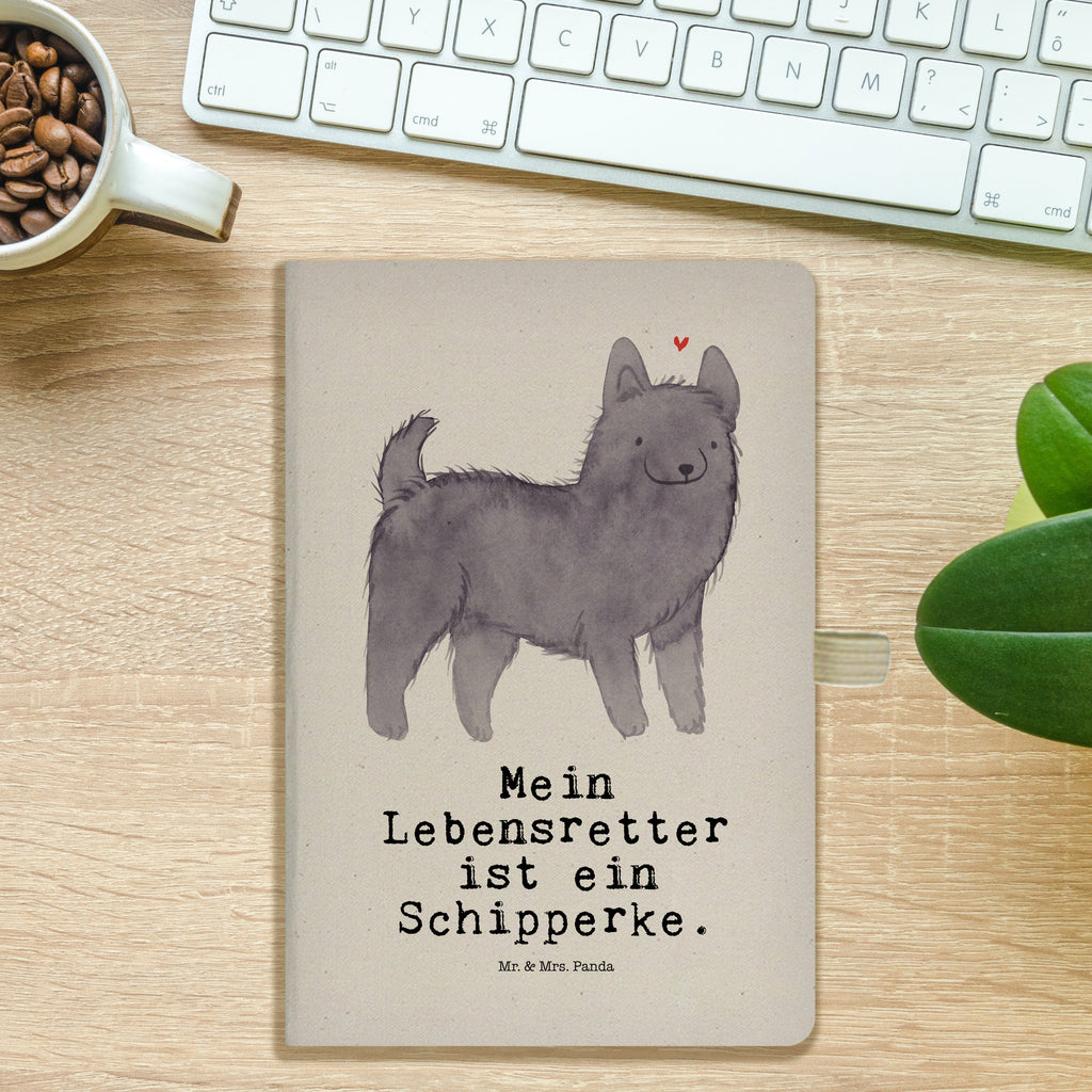 Baumwoll Notizbuch Schipperke Lebensretter Notizen, Eintragebuch, Tagebuch, Notizblock, Adressbuch, Journal, Kladde, Skizzenbuch, Notizheft, Schreibbuch, Schreibheft, Hund, Hunderasse, Rassehund, Hundebesitzer, Geschenk, Tierfreund, Schenken, Welpe, Schipperke, belgische Hunderasse