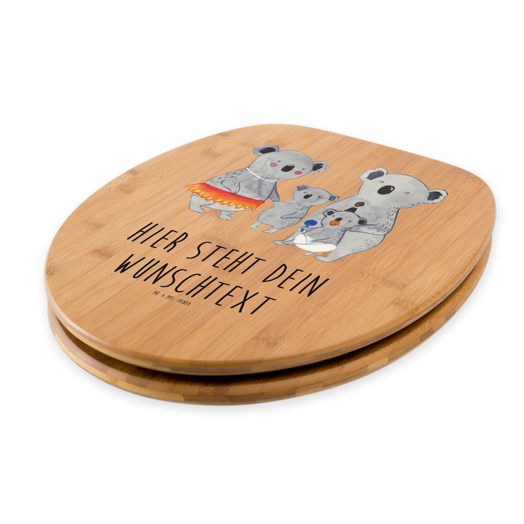 Personalisierter WC Sitz Motiv Koala Familie Personalisierte Klobrille, Personalisierter Klodeckel, Personalisierter Toilettendeckel, Personalisierter WC-Sitz, Toilettendeckel mit Namen, WC Sitz mit Namen, Familie, Vatertag, Muttertag, Bruder, Schwester, Mama, Papa, Oma, Opa, Koala, Koalas, Family, Kinder, Geschwister, Familienleben