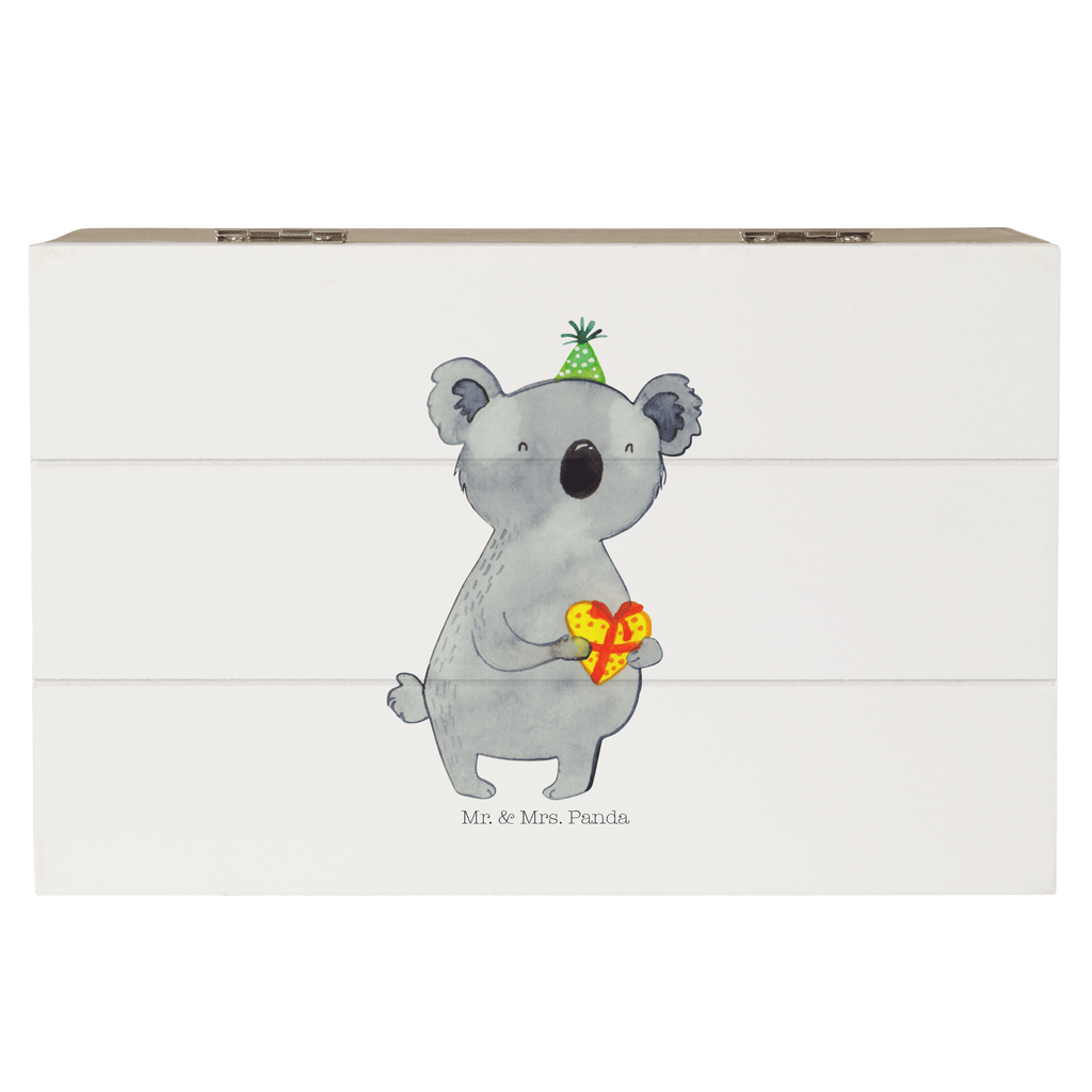 Holzkiste Koala Geschenk Holzkiste, Kiste, Schatzkiste, Truhe, Schatulle, XXL, Erinnerungsbox, Erinnerungskiste, Dekokiste, Aufbewahrungsbox, Geschenkbox, Geschenkdose, Koala, Koalabär, Geschenk, Geburtstag, Party