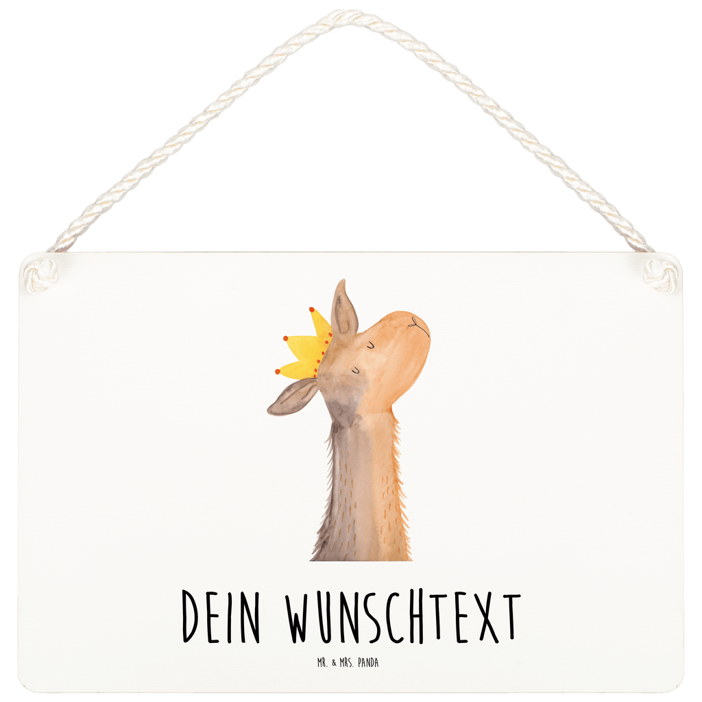 Personalisiertes Deko Schild Lamakopf König Dekoschild, Deko Schild, Schild, Tür Schild, Türschild, Holzschild, Wandschild, Wanddeko, Lama, Alpaka, Lamas, König, Königin, Freundin, Mama, Papa, Büro Kollege, Kollegin, Chef, Vorgesetzter, Abi, Abitur