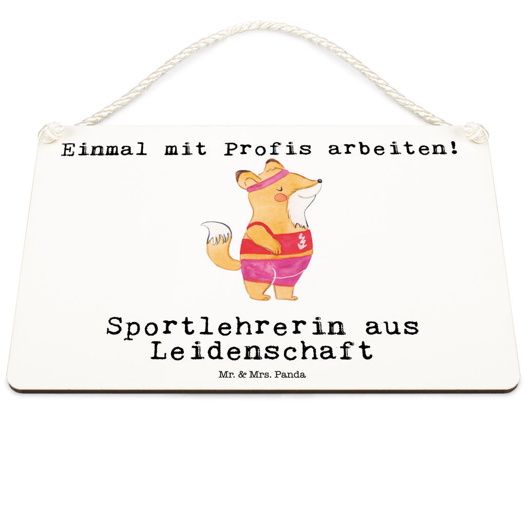 Deko Schild Sportlehrerin aus Leidenschaft Dekoschild, Deko Schild, Schild, Tür Schild, Türschild, Holzschild, Wandschild, Wanddeko, Beruf, Ausbildung, Jubiläum, Abschied, Rente, Kollege, Kollegin, Geschenk, Schenken, Arbeitskollege, Mitarbeiter, Firma, Danke, Dankeschön