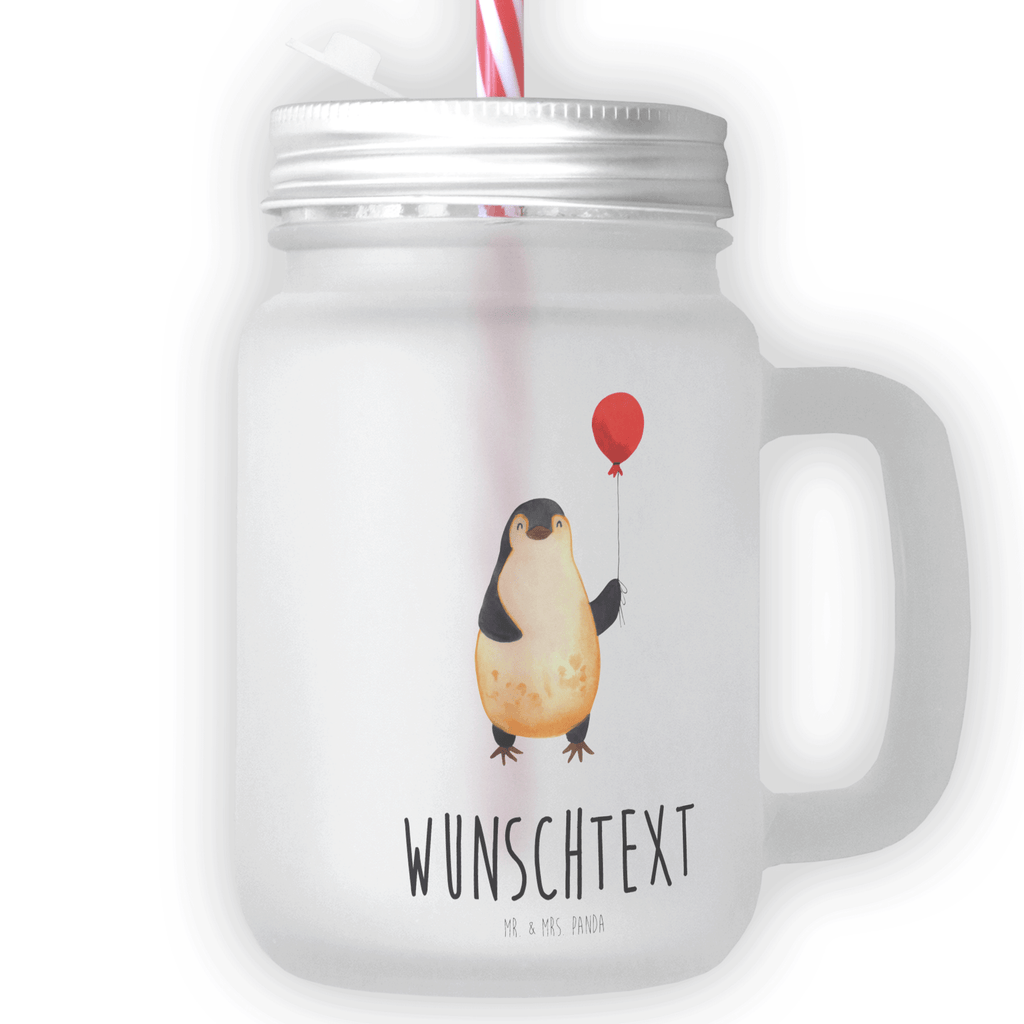 Personalisiertes Trinkglas Mason Jar Pinguin Luftballon Personalisiertes Mason Jar, Personalisiertes Glas, Personalisiertes Trinkglas, Personalisiertes Henkelglas, Personalisiertes Sommerglas, Personalisiertes Einmachglas, Personalisiertes Cocktailglas, Personalisiertes Cocktail-Glas, mit Namen, Wunschtext, Wunschnamen, Mason Jar selbst bedrucken, Wunschglas mit Namen, Bedrucktes Trinkglas, Geschenk mit Namen, Pinguin, Pinguine, Luftballon, Tagträume, Lebenslust, Geschenk Freundin, Geschenkidee, beste Freundin, Motivation, Neustart, neues Leben, Liebe, Glück