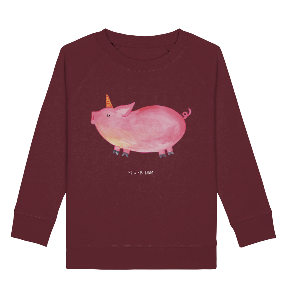 Organic Kinder Pullover Einhorn Schweinhorn Kinder Pullover, Kinder Sweatshirt, Jungen, Mädchen, Einhorn, Einhörner, Einhorn Deko, Pegasus, Unicorn, Party, Spaß, Schwein, Schweinhorn, Bauer, witzig. lustig, Spruch, geschenk, Pig, Piggy, funny, english, englisch