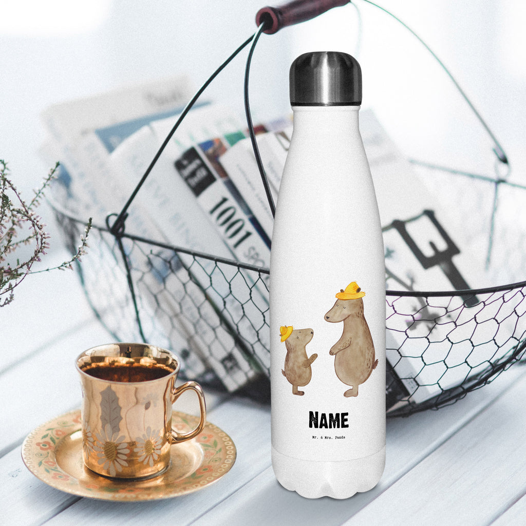 Personalisierte Thermosflasche Bär Bester Vati der Welt Personalisierte Isolierflasche, Personalisierte Thermoflasche, Personalisierte Trinkflasche, Trinkflasche Mit Namen, Wunschname, Bedrucken, Namensflasche, für, Dankeschön, Geschenk, Schenken, Geburtstag, Geburtstagsgeschenk, Geschenkidee, Danke, Bedanken, Mitbringsel, Freude machen, Geschenktipp, Vater, Papa, Dad, Daddy, Paps, Papi, Vati, Eltern, Geschenk Vater, Mann, Familie, Bester, Kleinigkeit