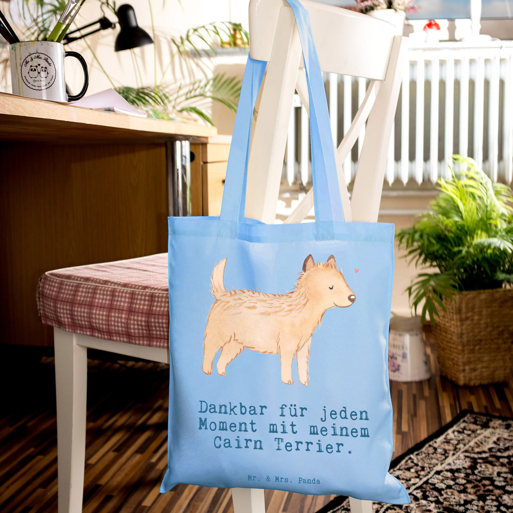 Tragetasche Cairn Terrier Moment Beuteltasche, Beutel, Einkaufstasche, Jutebeutel, Stoffbeutel, Tasche, Shopper, Umhängetasche, Strandtasche, Schultertasche, Stofftasche, Tragetasche, Badetasche, Jutetasche, Einkaufstüte, Laptoptasche, Hund, Hunderasse, Rassehund, Hundebesitzer, Geschenk, Tierfreund, Schenken, Welpe, Cairn Terrier