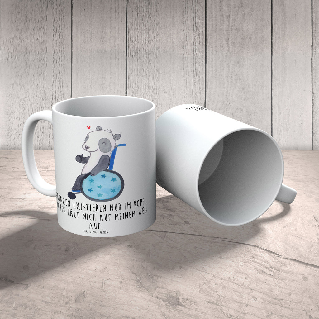 Tasse Panda Rollstuhl Tasse, Kaffeetasse, Teetasse, Becher, Kaffeebecher, Teebecher, Keramiktasse, Porzellantasse, Büro Tasse, Geschenk Tasse, Tasse Sprüche, Tasse Motive, Kaffeetassen, Tasse bedrucken, Designer Tasse, Cappuccino Tassen, Schöne Teetassen, Panda, Rollstuhl