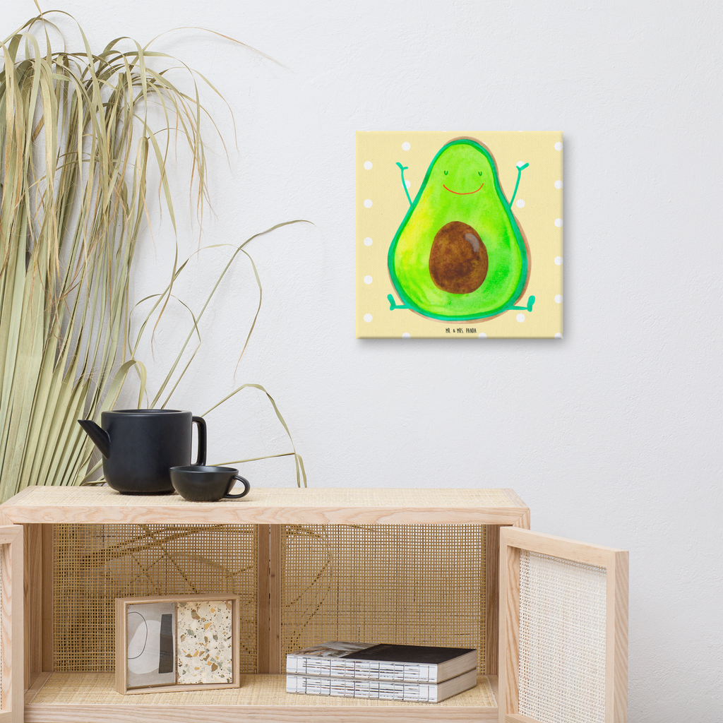 Leinwand Bild Avocado Happy Leinwand, Bild, Kunstdruck, Wanddeko, Dekoration, Avocado, Veggie, Vegan, Gesund, Chaos