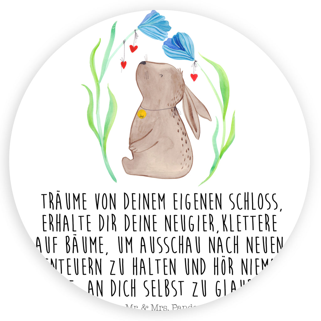 Rund Aufkleber Hase Blume Sticker, Aufkleber, Etikett, Ostern, Osterhase, Ostergeschenke, Osternest, Osterdeko, Geschenke zu Ostern, Ostern Geschenk, Ostergeschenke Kinder, Ostern Kinder, Hase, Kaninchen, Kind, Taufe, Taufgeschenk, Geburt, Schwangerschaft, erstes Kind, Kindergeburtstag, Geburtstag, Hoffnung, Träume