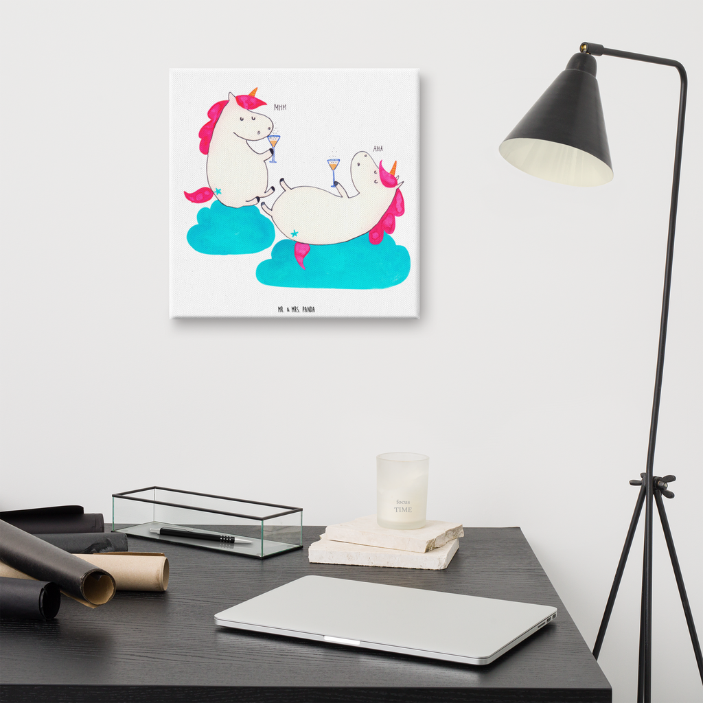 Leinwand Bild Einhörner Sekt Leinwand, Bild, Kunstdruck, Wanddeko, Dekoration, Einhorn, Einhörner, Einhorn Deko, Pegasus, Unicorn, Freundinnen, Freundin, BFF, Sekt, Mädelsabend, Spaß, Party, Korken, Anstoßen, Beste