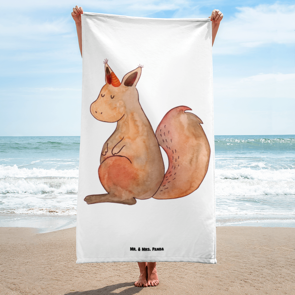 XL Badehandtuch Einhörnchen Glaube Handtuch, Badetuch, Duschtuch, Strandtuch, Saunatuch, Einhorn, Einhörner, Einhorn Deko, Pegasus, Unicorn, Einhörnchen, Eichhörnchen, Eichhorn