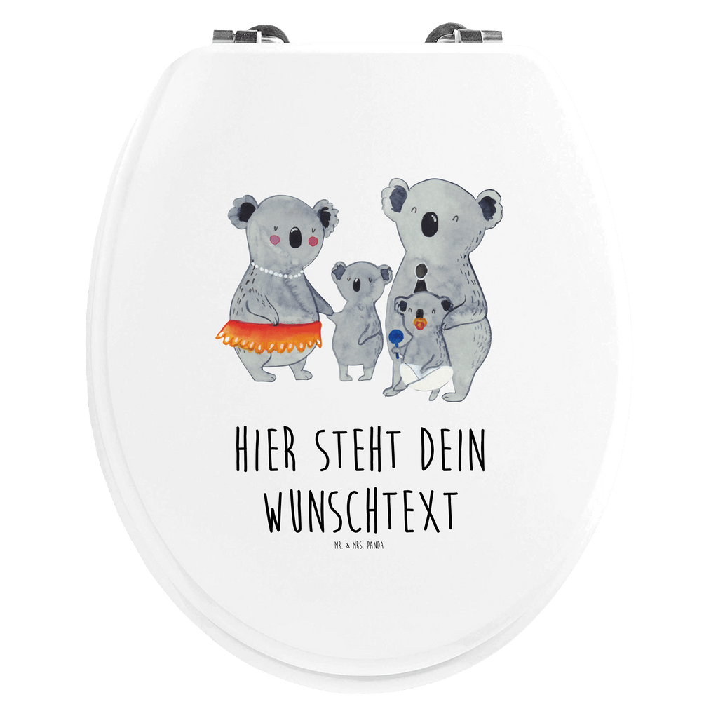 Personalisierter WC Sitz Motiv Koala Familie Personalisierte Klobrille, Personalisierter Klodeckel, Personalisierter Toilettendeckel, Personalisierter WC-Sitz, Toilettendeckel mit Namen, WC Sitz mit Namen, Familie, Vatertag, Muttertag, Bruder, Schwester, Mama, Papa, Oma, Opa, Koala, Koalas, Family, Kinder, Geschwister, Familienleben