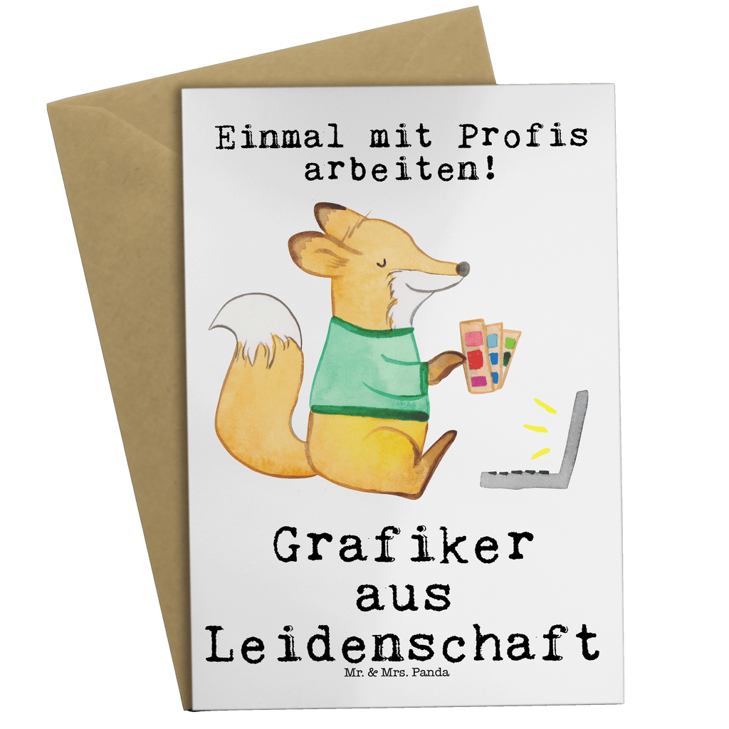 Grußkarte Grafiker aus Leidenschaft Grußkarte, Klappkarte, Einladungskarte, Glückwunschkarte, Hochzeitskarte, Geburtstagskarte, Karte, Ansichtskarten, Beruf, Ausbildung, Jubiläum, Abschied, Rente, Kollege, Kollegin, Geschenk, Schenken, Arbeitskollege, Mitarbeiter, Firma, Danke, Dankeschön, Grafiker, Designer, Mediengestalter, Grafikdesigner