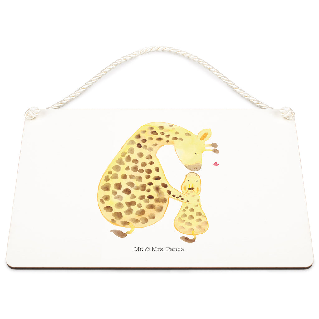 Deko Schild Giraffe mit Kind Dekoschild, Deko Schild, Schild, Tür Schild, Türschild, Holzschild, Wandschild, Wanddeko, Afrika, Wildtiere, Giraffe, Kind, Mutter, Mama, Tochter, Sohn, Lieblingsmensch