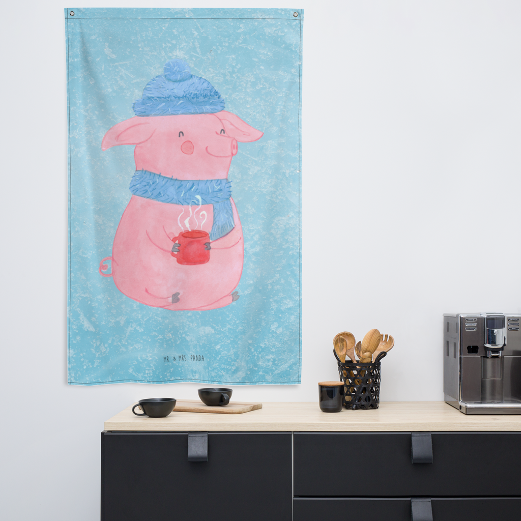 Wandteppich Lallelndes Glühschwein Wandbehang, Dekoration, Boho, Wandteppich, Wandtuch, Wanddeko, Tapisserie, Tapestry, Wandbild, Textil-Kunst, Schmuck-Wandbehang, Wand Deko, Kinderzimmer, Kinderzimmer Wand, Kinderzimmer Deko, Kinderzimmer Wanddeko, Winter, Weihnachten, Weihnachtsdeko, Nikolaus, Advent, Heiligabend, Wintermotiv, Glühwein, Betrunken, Weihnachtsmarkt, Spruch