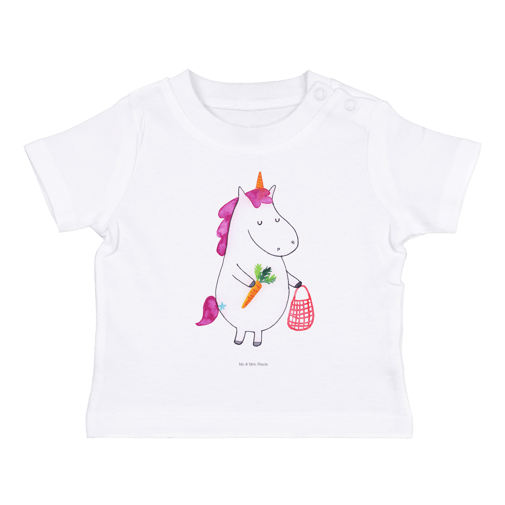 Organic Baby Shirt Einhorn Gemüse Baby T-Shirt, Jungen Baby T-Shirt, Mädchen Baby T-Shirt, Shirt, Einhorn, Einhörner, Einhorn Deko, Pegasus, Unicorn, Biomarkt, Bio, Gemüse, Wochenmarkt