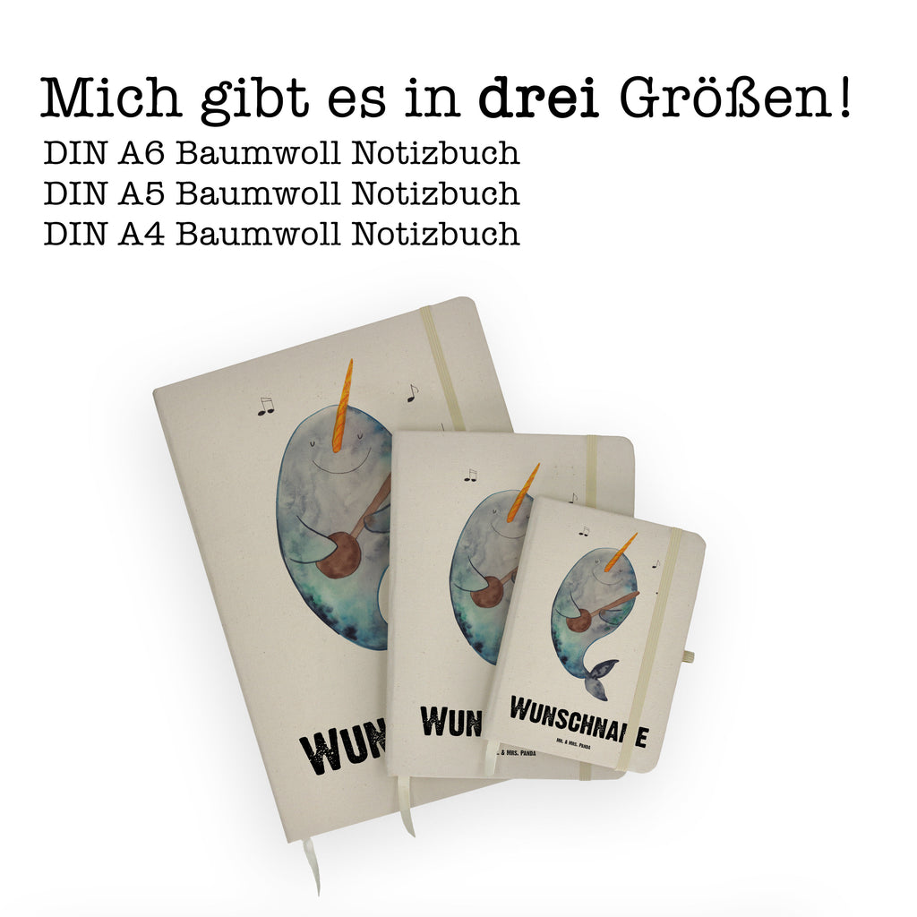 DIN A4 Personalisiertes Notizbuch Narwal Gitarre Personalisiertes Notizbuch, Notizbuch mit Namen, Notizbuch bedrucken, Personalisierung, Namensbuch, Namen, Meerestiere, Meer, Urlaub, Narwal, Wal, Tanzen, Probleme, Problemlösung, Frust, Gespräche, Gitarre