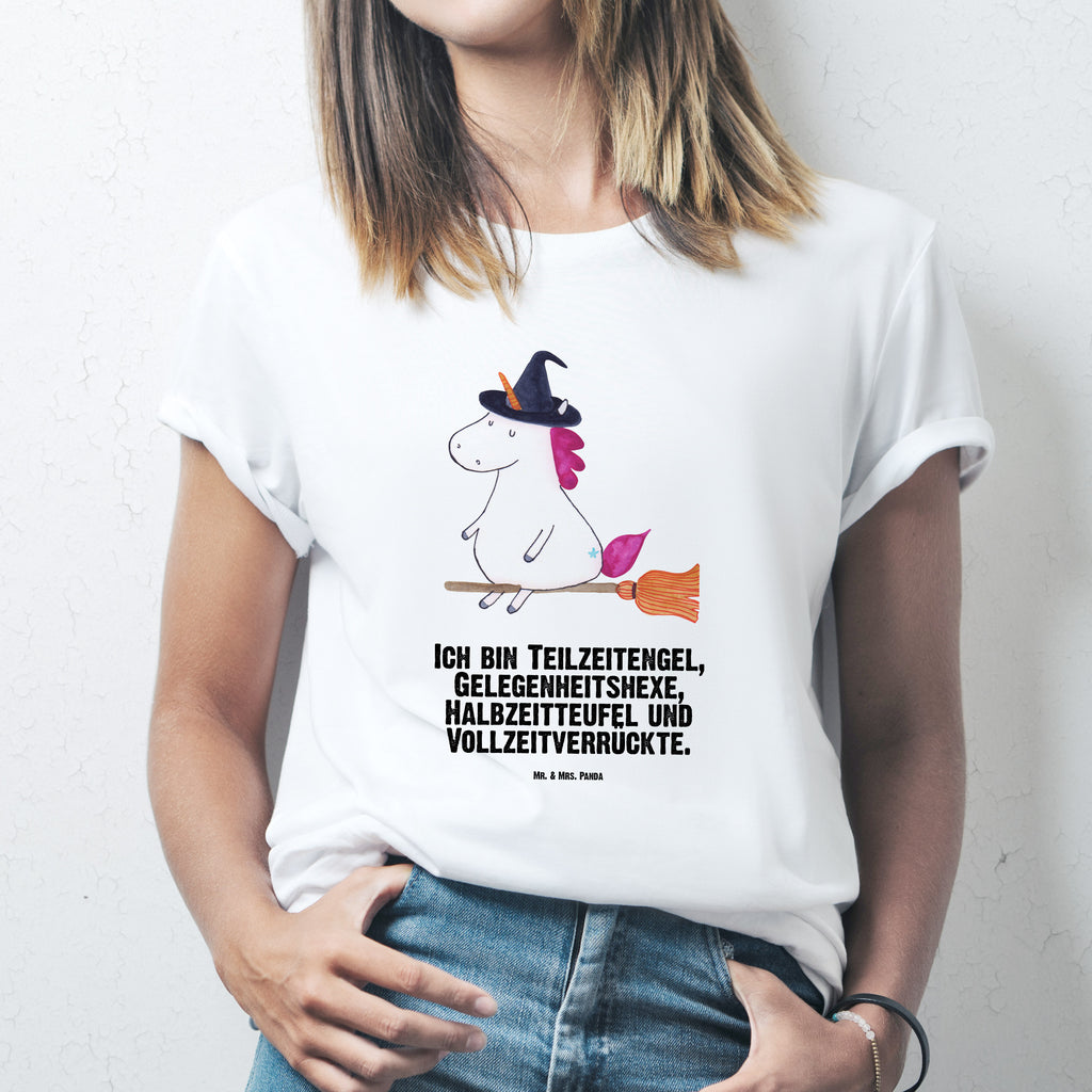 T-Shirt Standard Einhorn Hexe T-Shirt, Shirt, Tshirt, Lustiges T-Shirt, T-Shirt mit Spruch, Party, Junggesellenabschied, Jubiläum, Geburstag, Herrn, Damen, Männer, Frauen, Schlafshirt, Nachthemd, Sprüche, Einhorn, Einhörner, Einhorn Deko, Pegasus, Unicorn, Frau, Ehefrau, Hexe, Teufel, Engel, Verrückte, Freundin, Leben, Zicke