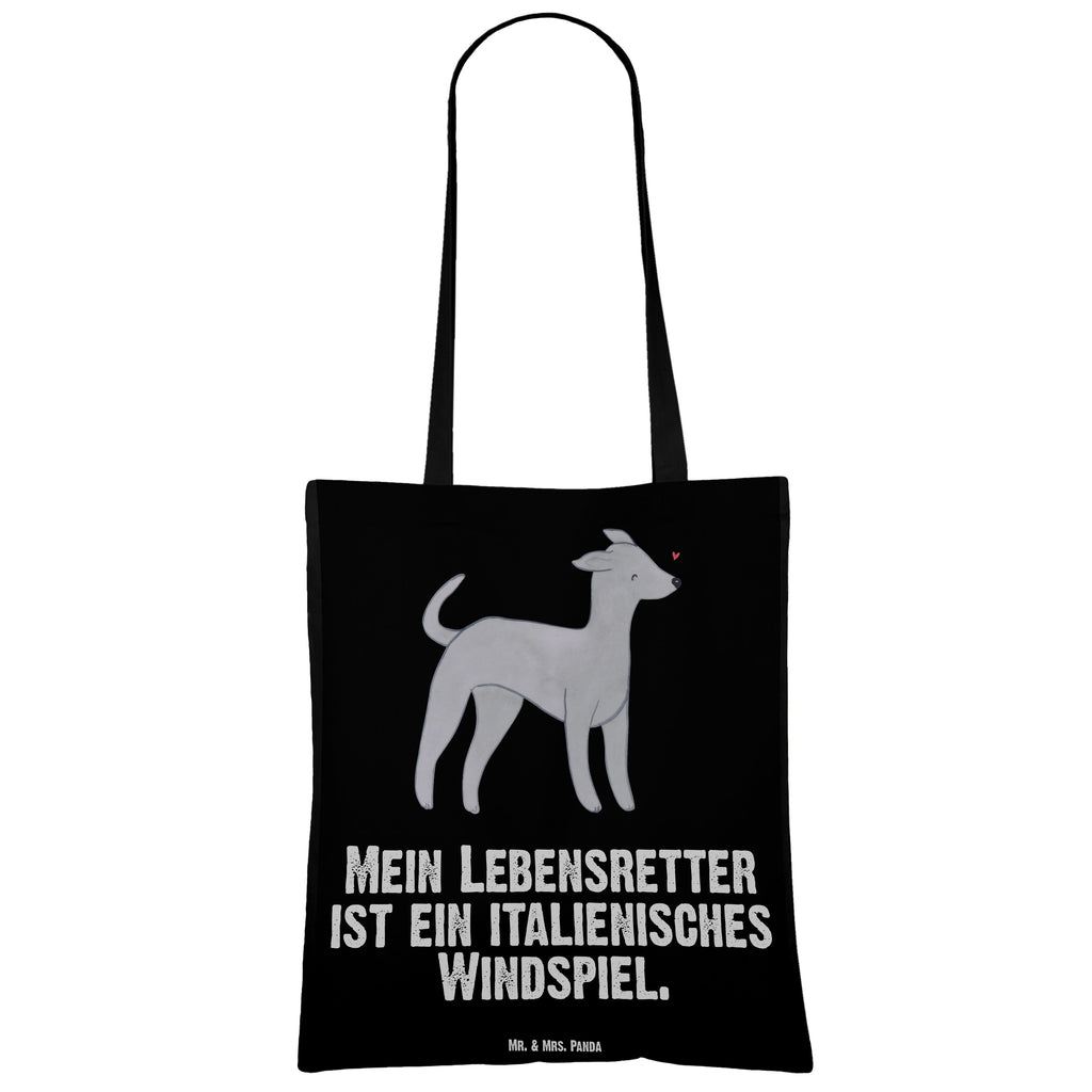 Tragetasche Italienisches Windspiel Lebensretter Beuteltasche, Beutel, Einkaufstasche, Jutebeutel, Stoffbeutel, Tasche, Shopper, Umhängetasche, Strandtasche, Schultertasche, Stofftasche, Tragetasche, Badetasche, Jutetasche, Einkaufstüte, Laptoptasche, Hund, Hunderasse, Rassehund, Hundebesitzer, Geschenk, Tierfreund, Schenken, Welpe, Italienisches Windspiel, Windhund, Italian Greyhound