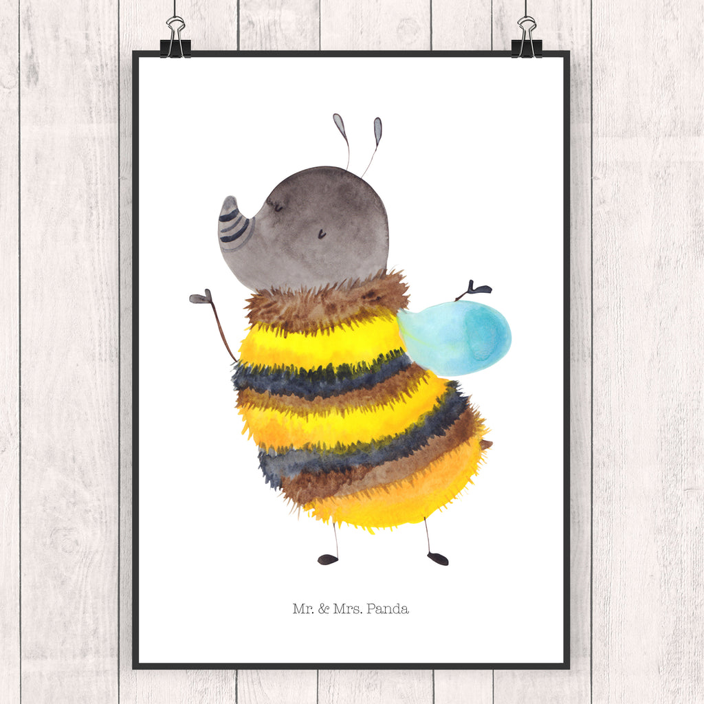 Poster Hummel flauschig Poster, Wandposter, Bild, Wanddeko, Küchenposter, Kinderposter, Wanddeko Bild, Raumdekoration, Wanddekoration, Handgemaltes Poster, Mr. & Mrs. Panda Poster, Designposter, Kunstdruck, Posterdruck, Tiermotive, Gute Laune, lustige Sprüche, Tiere, Hummel, Flauschig, Biene, Blume, Natur