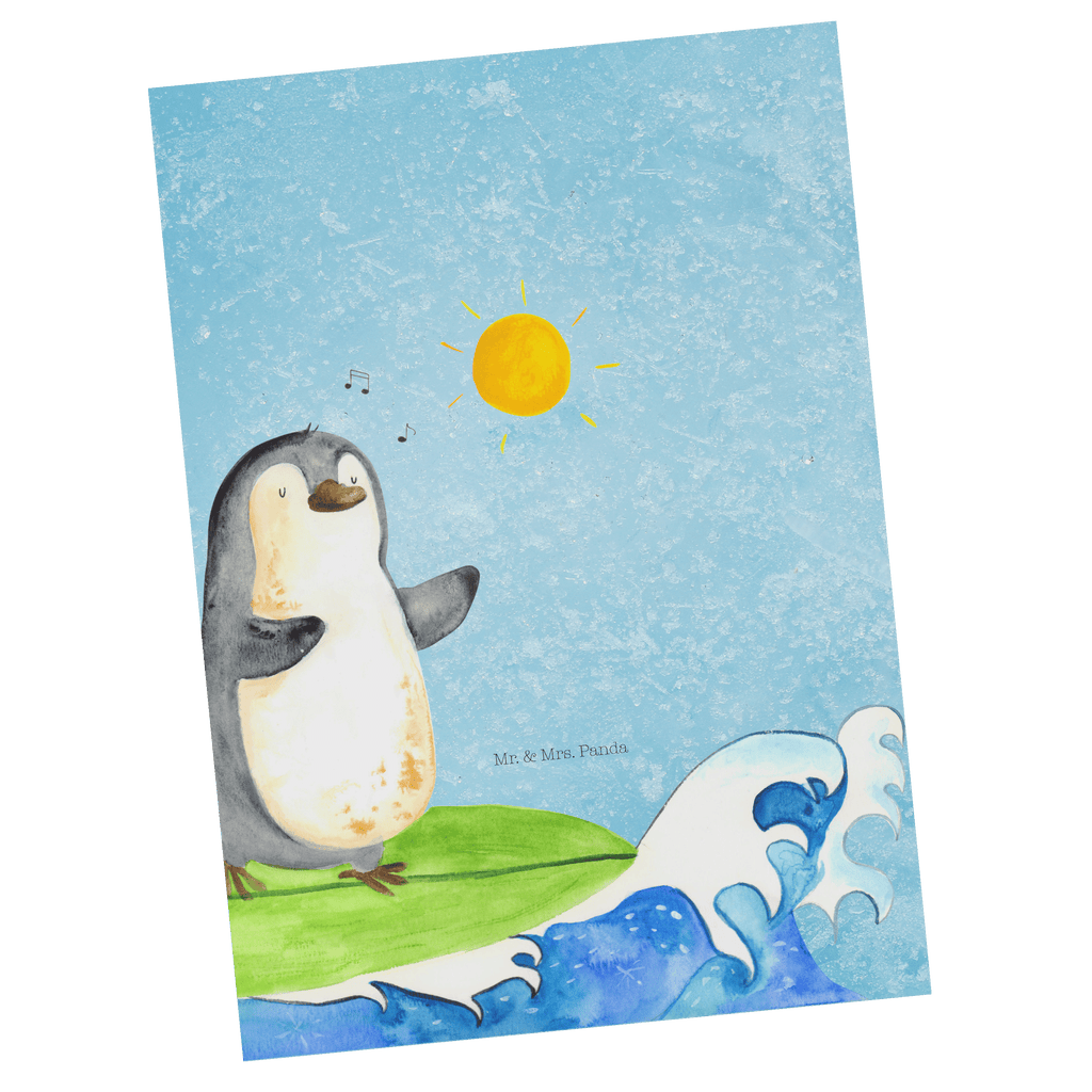 Postkarte Pinguin Surfer Postkarte, Karte, Geschenkkarte, Grußkarte, Einladung, Ansichtskarte, Geburtstagskarte, Einladungskarte, Dankeskarte, Ansichtskarten, Einladung Geburtstag, Einladungskarten Geburtstag, Pinguin, Pinguine, surfen, Surfer, Hawaii, Urlaub, Wellen, Wellen reiten, Portugal