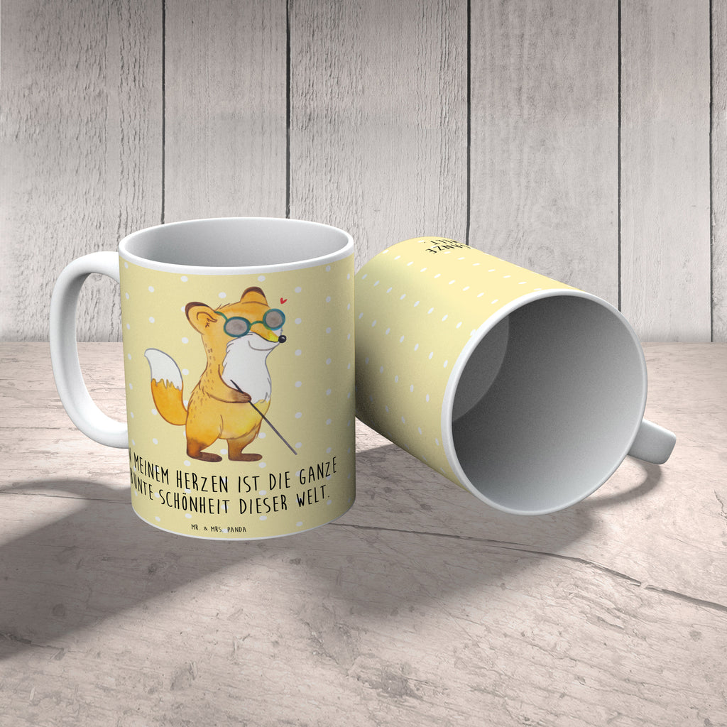 Tasse Fuchs Blindheit Tasse, Kaffeetasse, Teetasse, Becher, Kaffeebecher, Teebecher, Keramiktasse, Porzellantasse, Büro Tasse, Geschenk Tasse, Tasse Sprüche, Tasse Motive, Kaffeetassen, Tasse bedrucken, Designer Tasse, Cappuccino Tassen, Schöne Teetassen, Fuchs, Blindheit, Erblindung