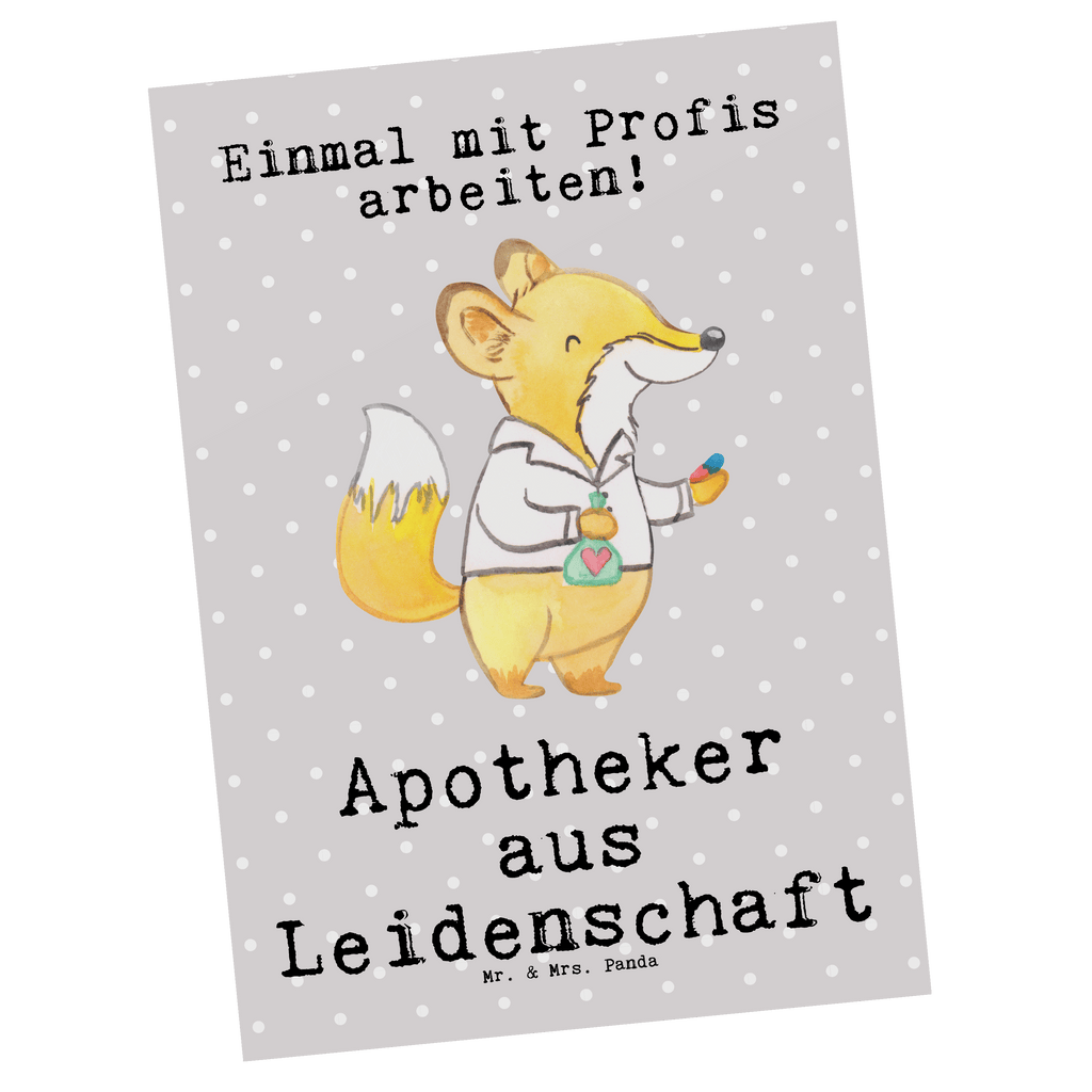 Postkarte Apotheker aus Leidenschaft Postkarte, Karte, Geschenkkarte, Grußkarte, Einladung, Ansichtskarte, Geburtstagskarte, Einladungskarte, Dankeskarte, Ansichtskarten, Einladung Geburtstag, Einladungskarten Geburtstag, Beruf, Ausbildung, Jubiläum, Abschied, Rente, Kollege, Kollegin, Geschenk, Schenken, Arbeitskollege, Mitarbeiter, Firma, Danke, Dankeschön, Apotheker, Pharmazie, Staatsexamen, Approbation, Eröffnung Apotheke