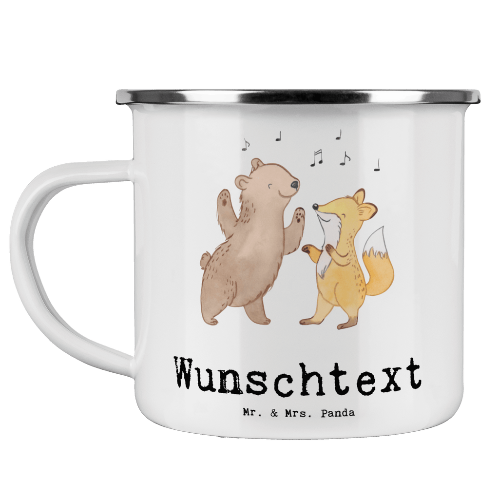 Personalisierte Emaille Tasse Bär & Fuchs Disco Emaille Tasse personalisiert, Emaille Tasse mit Namen, Campingtasse personalisiert, Namenstasse, Campingtasse bedrucken, Campinggeschirr personalsisert, tasse mit namen, personalisierte tassen, personalisierte tasse, tasse selbst gestalten, tasse bedrucken, tassen bedrucken, Geschenk, Sport, Sportart, Hobby, Schenken, Danke, Dankeschön, Auszeichnung, Gewinn, Sportler, Disco, Clubs, Tanzen, Feiern, Clubbing, Tanzstimmung, Nachtclub