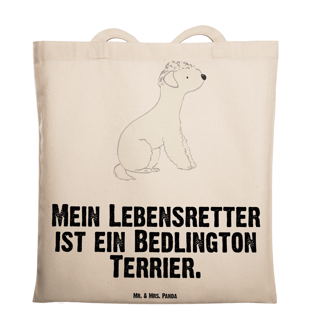 Tragetasche Bedlington Terrier Lebensretter Beuteltasche, Beutel, Einkaufstasche, Jutebeutel, Stoffbeutel, Tasche, Shopper, Umhängetasche, Strandtasche, Schultertasche, Stofftasche, Tragetasche, Badetasche, Jutetasche, Einkaufstüte, Laptoptasche, Hund, Hunderasse, Rassehund, Hundebesitzer, Geschenk, Tierfreund, Schenken, Welpe, Bedlington Terrier, Terrier