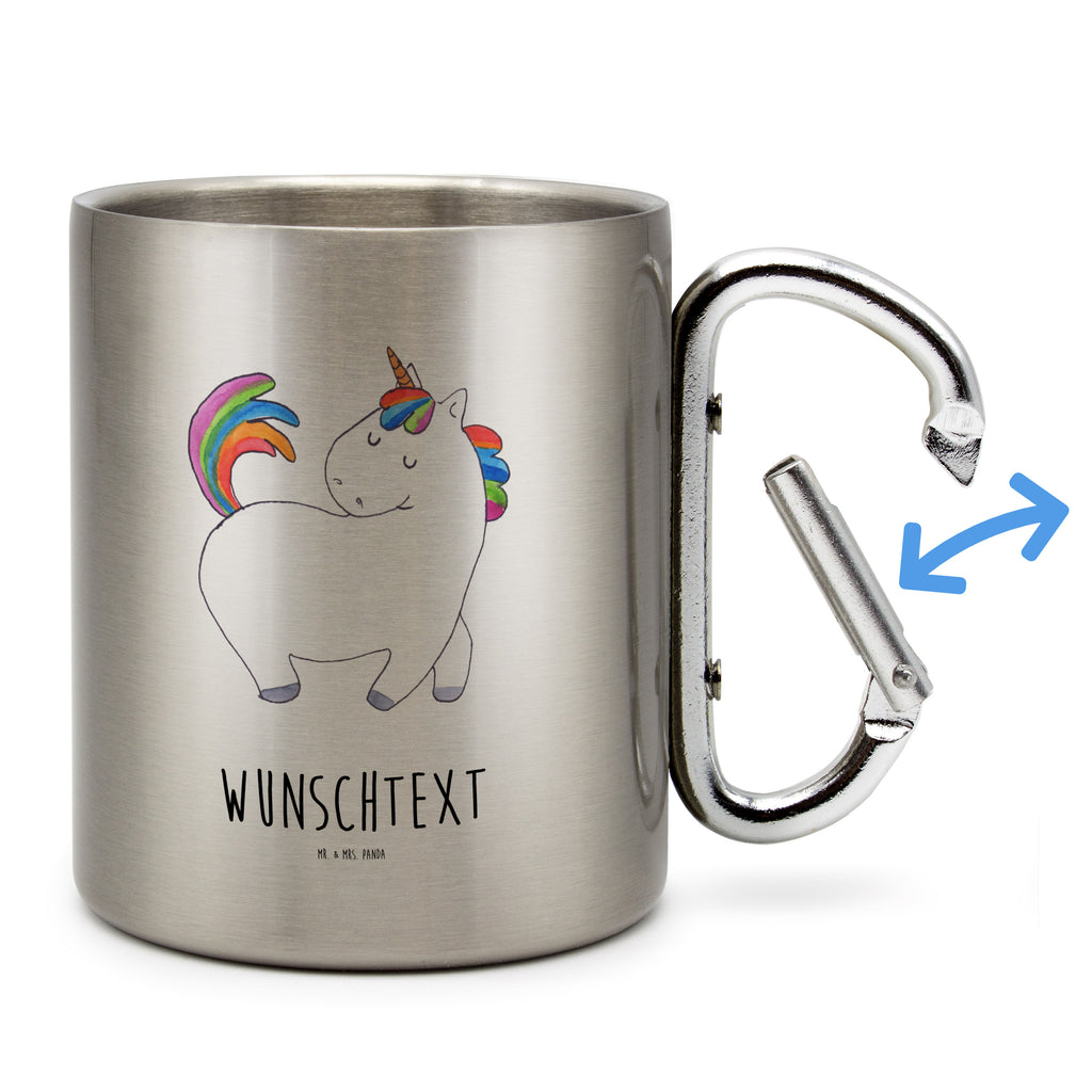 Personalisierter Edelstahlbecher Einhorn stolzierend Personalisierte Edelstahltasse, Personalisierter Edelstahlbecher, Personalisierter Outdoor Becher, Personalisierte Outdoor Tasse, Einhorn, Einhörner, Einhorn Deko, Pegasus, Unicorn, stolz, anders, bunt, Pferd, Reiter, Reiten, Freundin, Geschenk