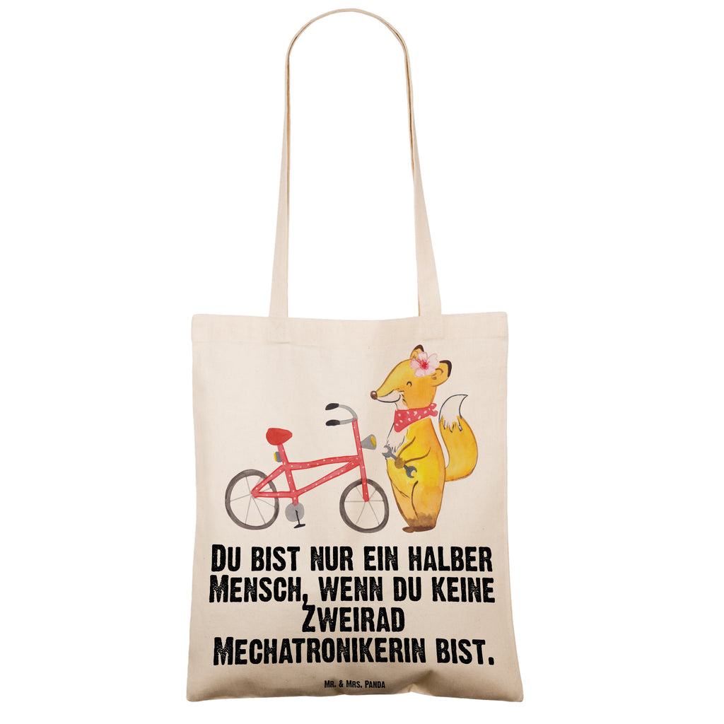 Tragetasche Zweirad Mechatronikerin mit Herz Beuteltasche, Beutel, Einkaufstasche, Jutebeutel, Stoffbeutel, Tasche, Shopper, Umhängetasche, Strandtasche, Schultertasche, Stofftasche, Tragetasche, Badetasche, Jutetasche, Einkaufstüte, Laptoptasche, Beruf, Ausbildung, Jubiläum, Abschied, Rente, Kollege, Kollegin, Geschenk, Schenken, Arbeitskollege, Mitarbeiter, Firma, Danke, Dankeschön