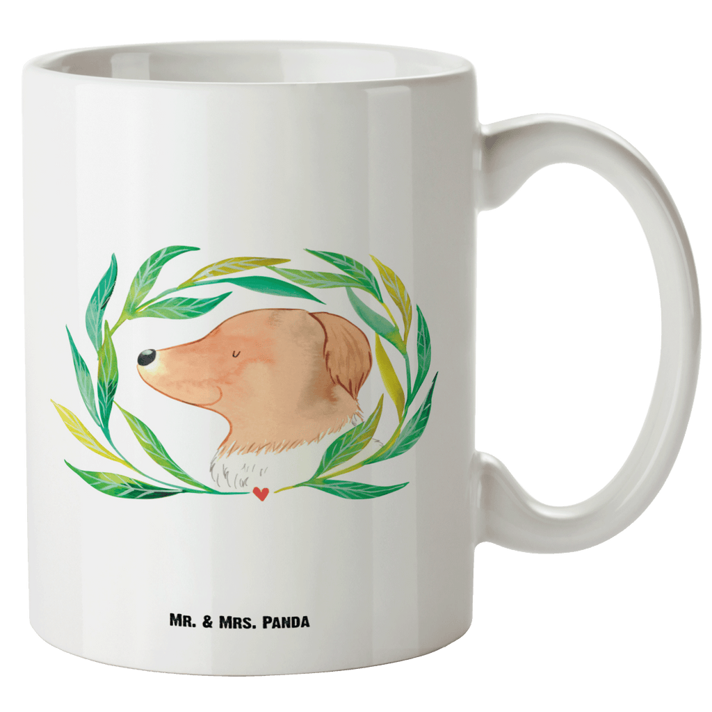 XL Tasse Hund Ranke XL Tasse, Große Tasse, Grosse Kaffeetasse, XL Becher, XL Teetasse, spülmaschinenfest, Jumbo Tasse, Groß, Hund, Hundemotiv, Haustier, Hunderasse, Tierliebhaber, Hundebesitzer, Sprüche, Ranke, Therapie, Selbsttherapie, Hundeliebe, Hundeglück, Hunde