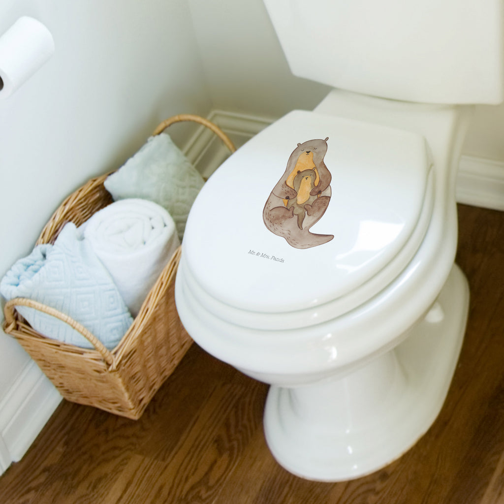 Motiv WC Sitz Otter Kind Klobrille, Klodeckel, Toilettendeckel, WC-Sitz, Toilette, Otter, Fischotter, Seeotter, Otter Seeotter See Otter