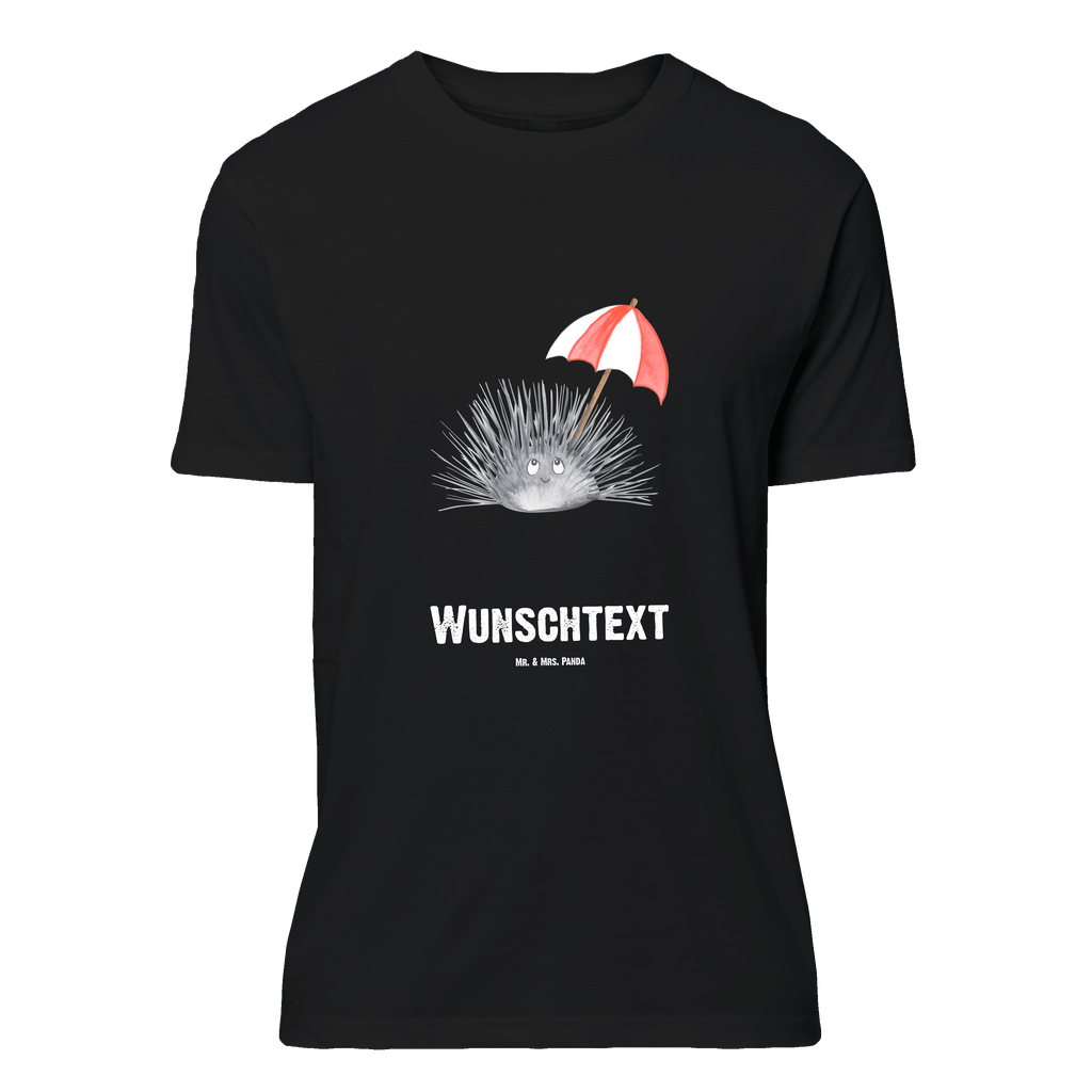 Personalisiertes T-Shirt Seeigel T-Shirt Personalisiert, T-Shirt mit Namen, T-Shirt mit Aufruck, Männer, Frauen, Wunschtext, Bedrucken, Meerestiere, Meer, Urlaub, Seeigel, Achtsamkeit, Selbstakzeptanz, Selbstliebe, Hier und Jetzt, Leben, Lebe