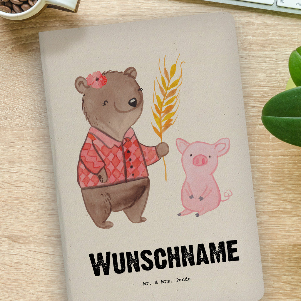 DIN A4 Personalisiertes Notizbuch Landwirtin mit Herz Personalisiertes Notizbuch, Notizbuch mit Namen, Notizbuch bedrucken, Personalisierung, Namensbuch, Namen, Beruf, Ausbildung, Jubiläum, Abschied, Rente, Kollege, Kollegin, Geschenk, Schenken, Arbeitskollege, Mitarbeiter, Firma, Danke, Dankeschön, Landwirtin, Bäuerin, Tierwirtin, Agronomin, Farmerin, Bauernhof