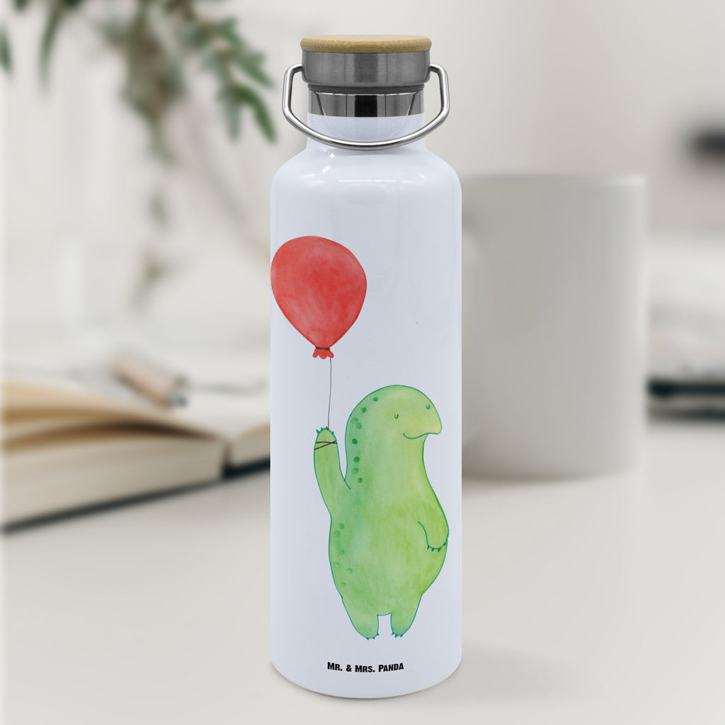 Trinkflasche Schildkröte Luftballon Thermosflasche, Isolierflasche, Edelstahl, Trinkflasche, isoliert, Wamrhaltefunktion, Sportflasche, Flasche zum Sport, Sportlerflasche, Schildkröte, Schildkröten, Mutausbruch, Motivation, Motivationsspruch