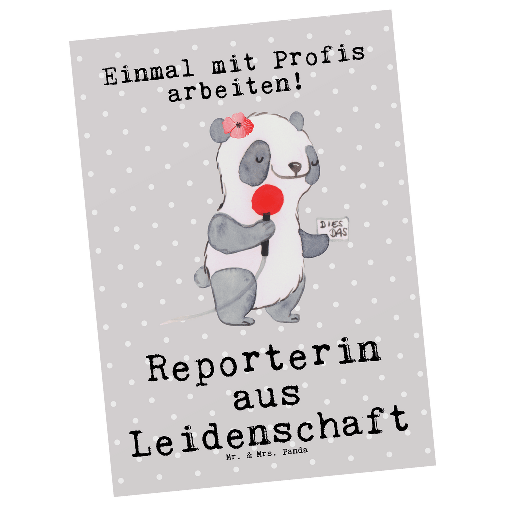 Postkarte Reporterin aus Leidenschaft Postkarte, Karte, Geschenkkarte, Grußkarte, Einladung, Ansichtskarte, Geburtstagskarte, Einladungskarte, Dankeskarte, Ansichtskarten, Einladung Geburtstag, Einladungskarten Geburtstag, Beruf, Ausbildung, Jubiläum, Abschied, Rente, Kollege, Kollegin, Geschenk, Schenken, Arbeitskollege, Mitarbeiter, Firma, Danke, Dankeschön