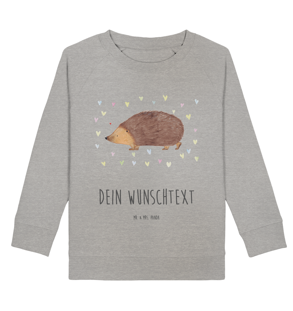 Personalisierter Kinder Pullover Igel Herzen Personalisierter Kinder Pullover, Personalisiertes Kinder Sweatshirt, Jungen, Mädchen, Tiermotive, Gute Laune, lustige Sprüche, Tiere, Liebe, Herz, Herzen, Igel, Vertrauen, Kuss, Leben