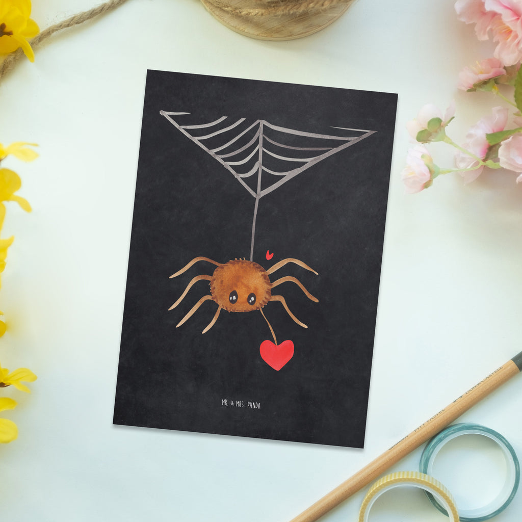 Postkarte Spinne Agathe Liebe Postkarte, Karte, Geschenkkarte, Grußkarte, Einladung, Ansichtskarte, Geburtstagskarte, Einladungskarte, Dankeskarte, Spinne Agathe, Spinne, Agathe, Videos, Merchandise, Liebe, Verliebt, Liebesbeweis, Liebesgeschenk