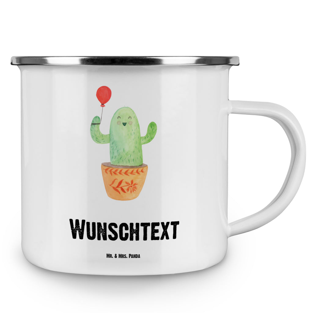 Personalisierte Emaille Tasse Kaktus Luftballon Emaille Tasse personalisiert, Emaille Tasse mit Namen, Campingtasse personalisiert, Namenstasse, Campingtasse bedrucken, Campinggeschirr personalsisert, Kaktus, Kakteen, Luftballon, Neustart, Freude, Büro, Stress, Büroalltag, Freundin, Freund, Ausbildung, Prüfung