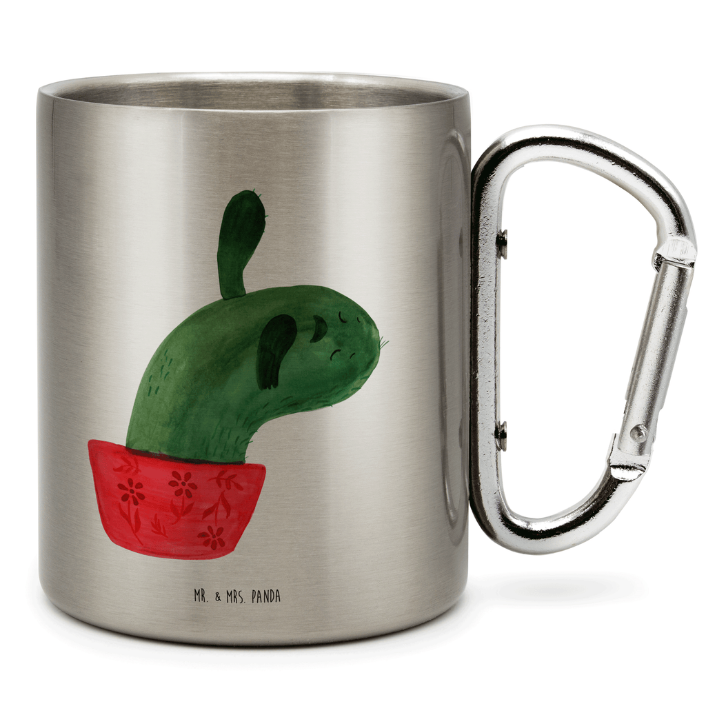 Edelstahlbecher Kaktus Mamamia Edelstahltasse, Karabiner, Edelstahlbecher, Outdoor, Camping, Tasse, Becher, Kaktus, Kakteen, Kaktusliebe, Ärger, Büro, Büroalltag, Schule, Motivation, Quote