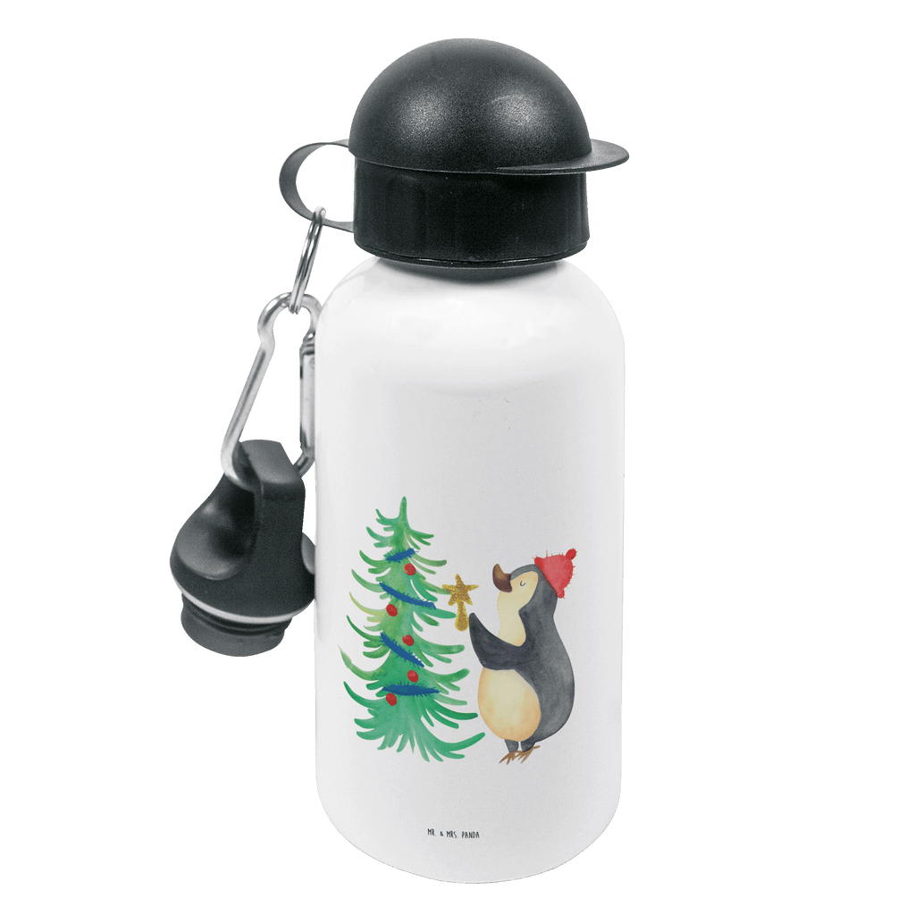 Kindertrinkflasche Pinguin Weihnachtsbaum Kindertrinkflasche, Kinder Trinkflasche, Trinkflasche, Flasche, Kinderflasche, Kinder, Kids, Kindergarten Flasche, Grundschule, Jungs, Mädchen, Winter, Weihnachten, Weihnachtsdeko, Nikolaus, Advent, Heiligabend, Wintermotiv, Pinguin